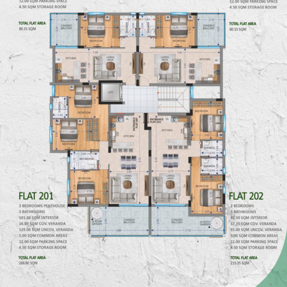 Flat 202 – Penthouse