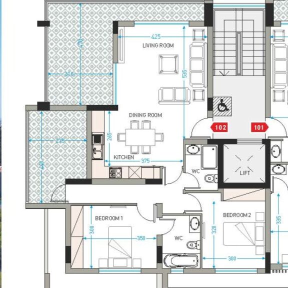 Flat 102