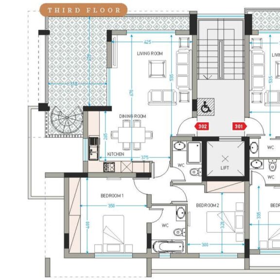 Flat 302