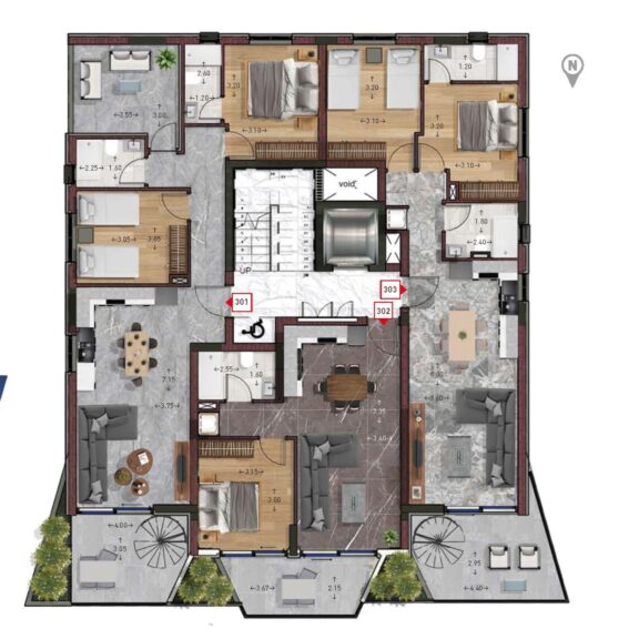 Flat 301
