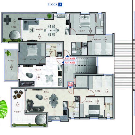 Unit 203 Block A